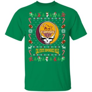 Cal State Dominguez Hills Toros Gratefull Dead Ugly Christmas Sweater