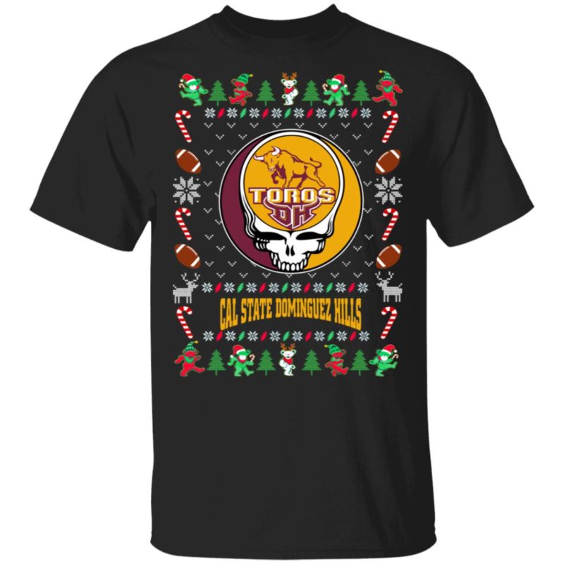 Cal State Dominguez Hills Toros Gratefull Dead Ugly Christmas Sweater