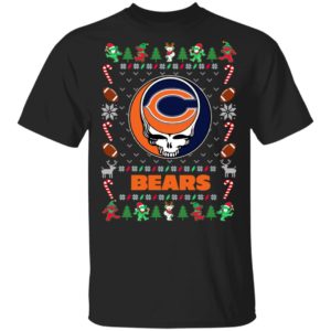 Chicago Bears Gratefull Dead Ugly Christmas Sweater Chicago Bears Gratefull Dead Ugly Christmas Sweater