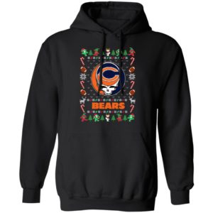 Chicago Bears Gratefull Dead Ugly Christmas Sweater