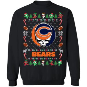 Chicago Bears Gratefull Dead Ugly Christmas Sweater