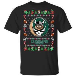 Cleveland State Vikings Gratefull Dead Ugly Christmas Sweater