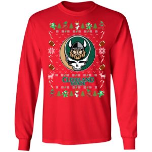Cleveland State Vikings Gratefull Dead Ugly Christmas Sweater