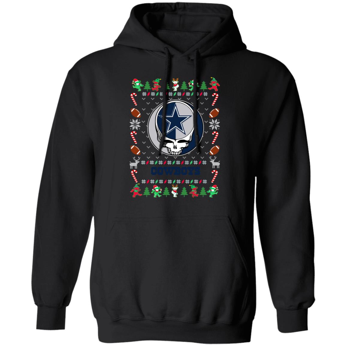 Dallas Cowboys Gratefull Dead Ugly Christmas Sweater Dallas Cowboys Gratefull Dead Ugly Christmas Sweater