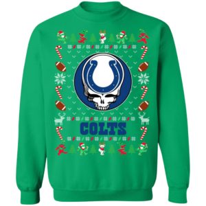 Indianapolis Colts Gratefull Dead Ugly Christmas Sweater