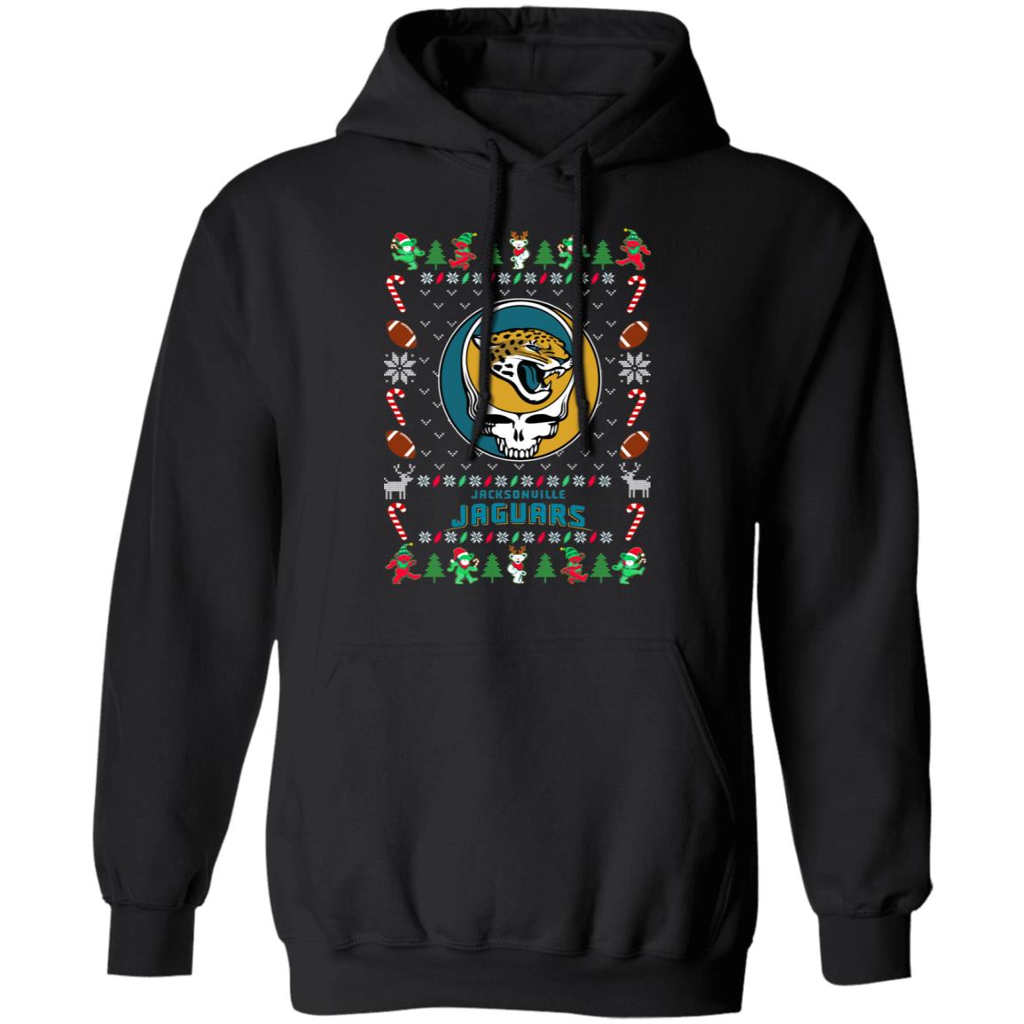 Jacksonville Jaguars Gratefull Dead Ugly Christmas Sweater Jacksonville Jaguars Gratefull Dead Ugly Christmas Sweater