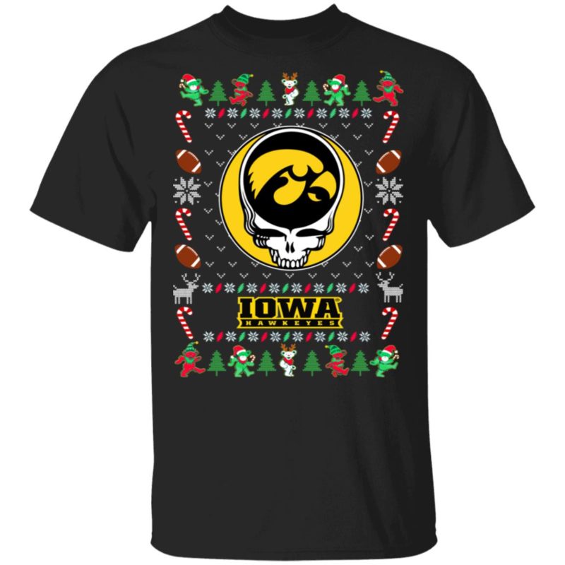 Iowa Hawkeyes Gratefull Dead Ugly Christmas Sweater