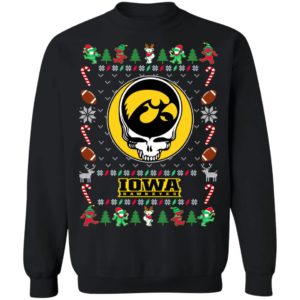 Iowa Hawkeyes Gratefull Dead Ugly Christmas Sweater