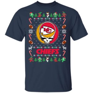 Kansas City Chiefs Gratefull Dead Ugly Christmas Sweater