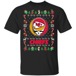 Kansas City Chiefs Gratefull Dead Ugly Christmas Sweater Kansas City Chiefs Gratefull Dead Ugly Christmas Sweater