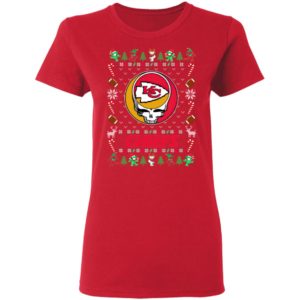 Kansas City Chiefs Gratefull Dead Ugly Christmas Sweater