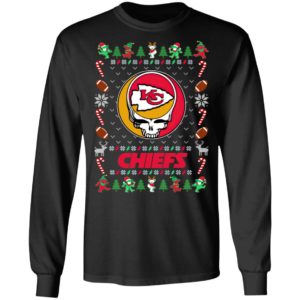 Kansas City Chiefs Gratefull Dead Ugly Christmas Sweater