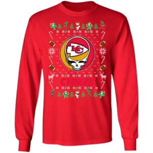 Kansas City Chiefs Gratefull Dead Ugly Christmas Sweater