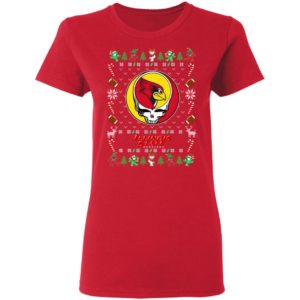 Illinois State Redbirds Gratefull Dead Ugly Christmas Sweater