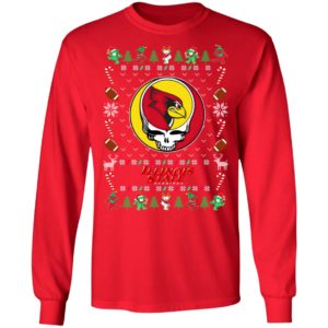 Illinois State Redbirds Gratefull Dead Ugly Christmas Sweater