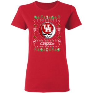 Houston Cougars Gratefull Dead Ugly Christmas Sweater