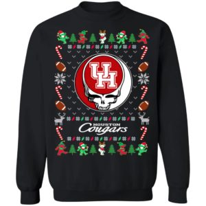 Houston Cougars Gratefull Dead Ugly Christmas Sweater