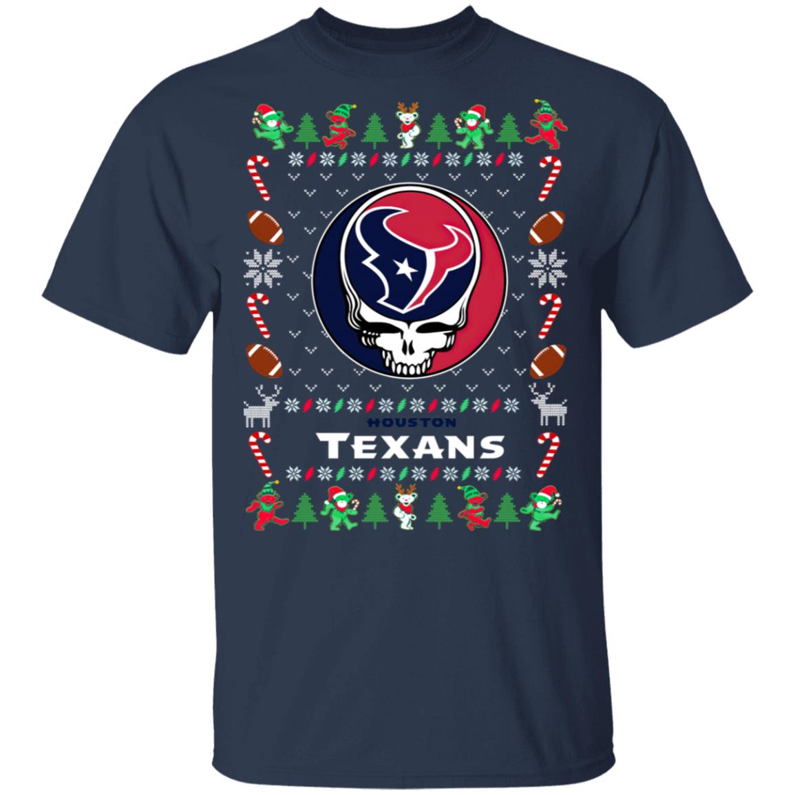 Houston Texans Gratefull Dead Ugly Christmas Sweater