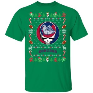 Gonzaga Bulldogs Gratefull Dead Ugly Christmas Sweater