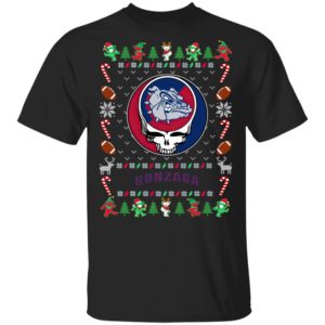 Gonzaga Bulldogs Gratefull Dead Ugly Christmas Sweater