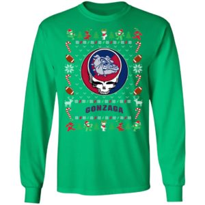 Gonzaga Bulldogs Gratefull Dead Ugly Christmas Sweater