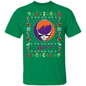 Evansville Purple Aces Gratefull Dead Ugly Christmas Sweater