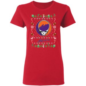 Evansville Purple Aces Gratefull Dead Ugly Christmas Sweater