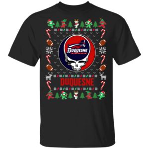 Duquesne Dukes Gratefull Dead Ugly Christmas Sweater