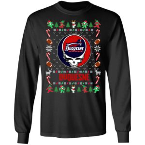 Duquesne Dukes Gratefull Dead Ugly Christmas Sweater