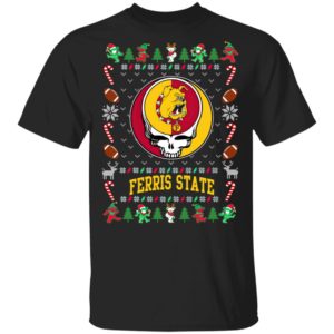 Ferris State Bulldogs Gratefull Dead Ugly Christmas Sweater