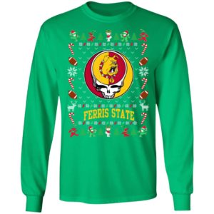 Ferris State Bulldogs Gratefull Dead Ugly Christmas Sweater