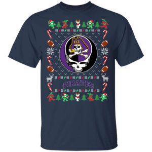East Carolina Pirates Gratefull Dead Ugly Christmas Sweater