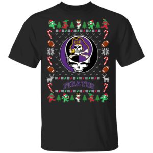 East Carolina Pirates Gratefull Dead Ugly Christmas Sweater