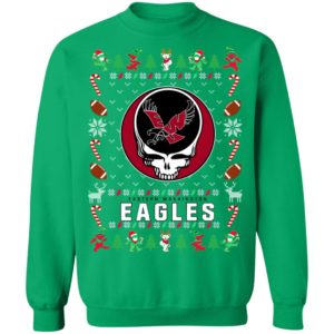 Eastern Washington Eagles Gratefull Dead Ugly Christmas Sweater