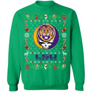 LSU Tigers Gratefull Dead Ugly Christmas Sweater