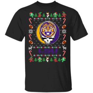 LSU Tigers Gratefull Dead Ugly Christmas Sweater LSU Tigers Gratefull Dead Ugly Christmas Sweater