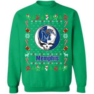 Memphis Tigers Gratefull Dead Ugly Christmas Sweater