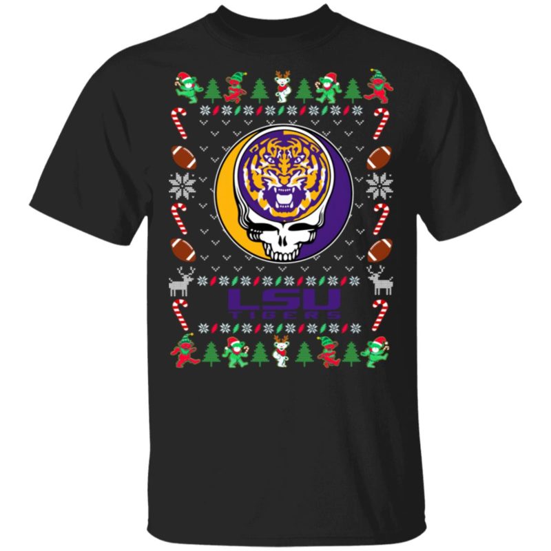LSU Tigers Gratefull Dead Ugly Christmas Sweater
