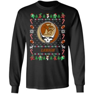 Lehigh Mountain Hawks Gratefull Dead Ugly Christmas Sweater