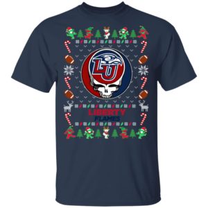 Liberty Flames Gratefull Dead Ugly Christmas Sweater