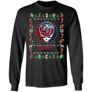 Liberty Flames Gratefull Dead Ugly Christmas Sweater
