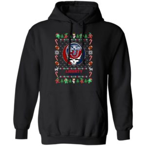 Liberty Flames Gratefull Dead Ugly Christmas Sweater