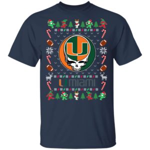 Miami Hurricanes Gratefull Dead Ugly Christmas Sweater