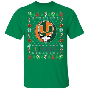 Miami Hurricanes Gratefull Dead Ugly Christmas Sweater