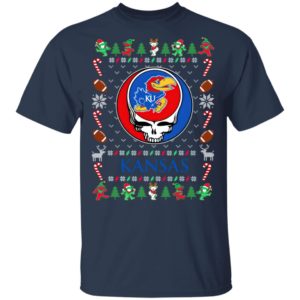 Kansas Jayhawks Gratefull Dead Ugly Christmas Sweater