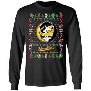 Michigan Tech Huskies Gratefull Dead Ugly Christmas Sweater