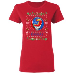 Kansas Jayhawks Gratefull Dead Ugly Christmas Sweater