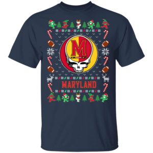 Maryland Terrapins Gratefull Dead Ugly Christmas Sweater