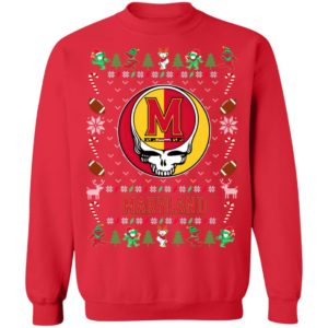 Maryland Terrapins Gratefull Dead Ugly Christmas Sweater
