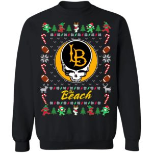 Long Beach State 49ers Gratefull Dead Ugly Christmas Sweater